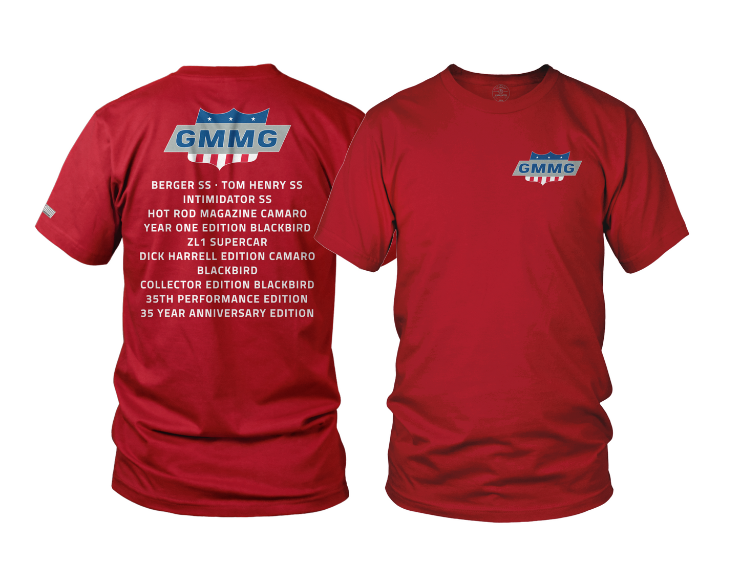 Official GMMG Branded Next Level - Series Short Sleeve T-Shirt - Front and Back Print