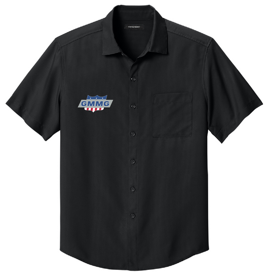 Official GMMG Branded Port Authority® Short Sleeve UV Dockside Shirt - Front Print Only