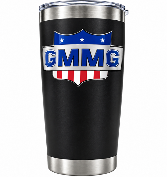 GMMG 20 oz Tumbler with Lids and Straws, Stainless Steel