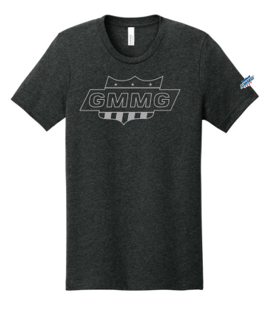 Official GMMG Branded - Paint & Stripes Short Sleeve T-Shirt - Front Print Only