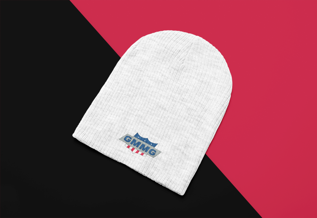 Official GMMG Branded Skull Beanie - YP Classics - 8 1/2"