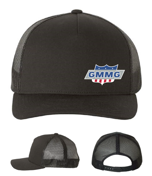 Official GMMG Branded YP Classics - Five-Panel Side Hit Logo Retro Trucker Cap